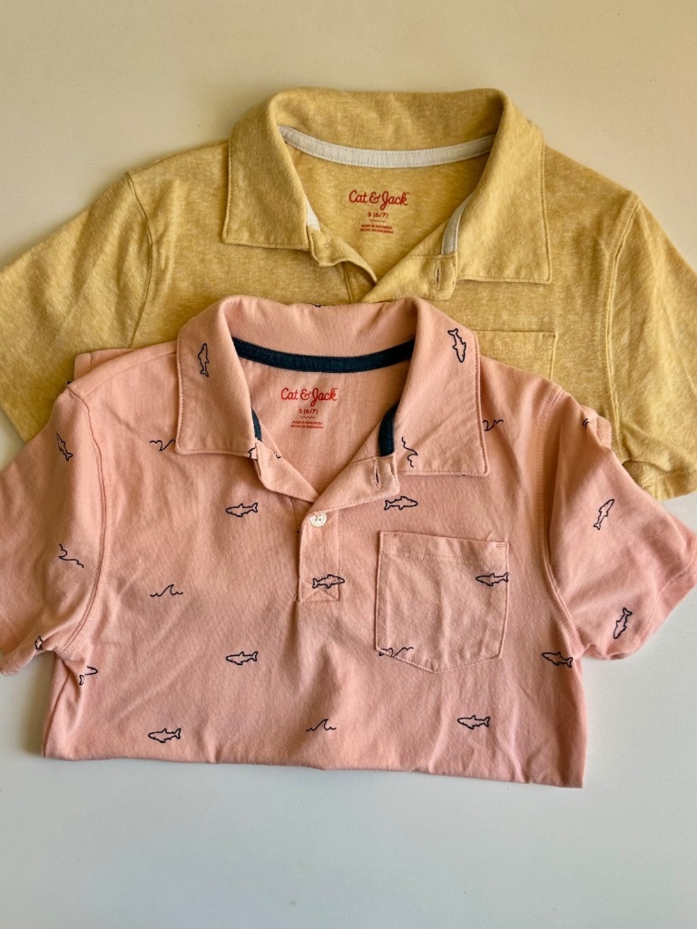 Boys Cat & Jack Polo Shirts S (6-7)